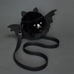 Loungefly Plush Bat Figural Crossbody Bag, , hi-res view 3